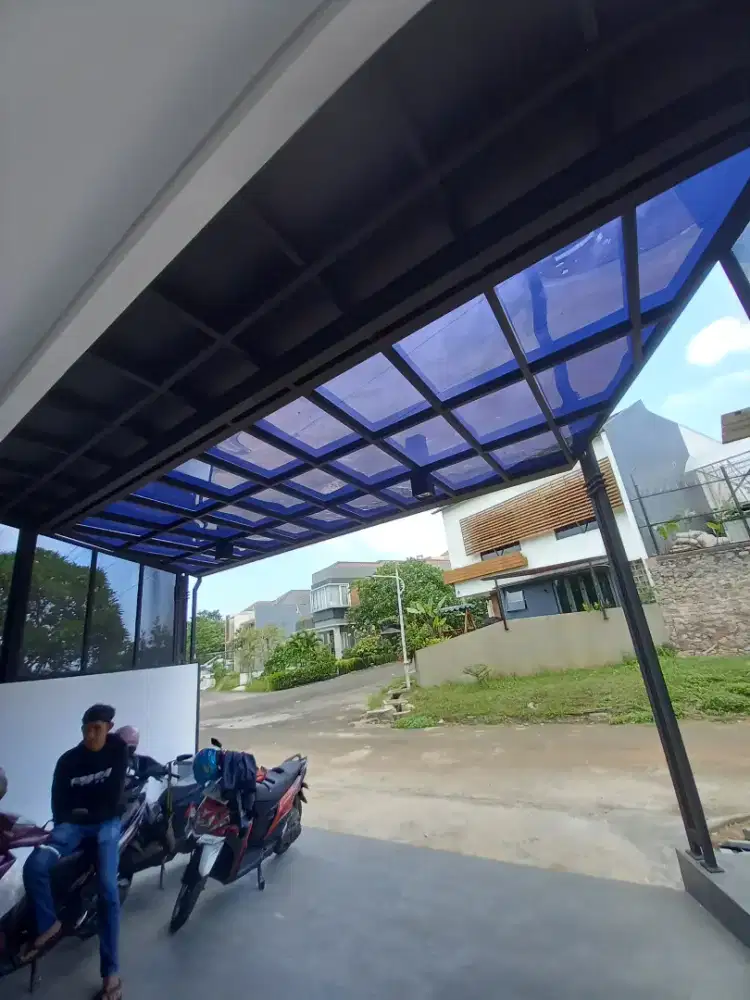 canopy solartaf 3mili rangka double