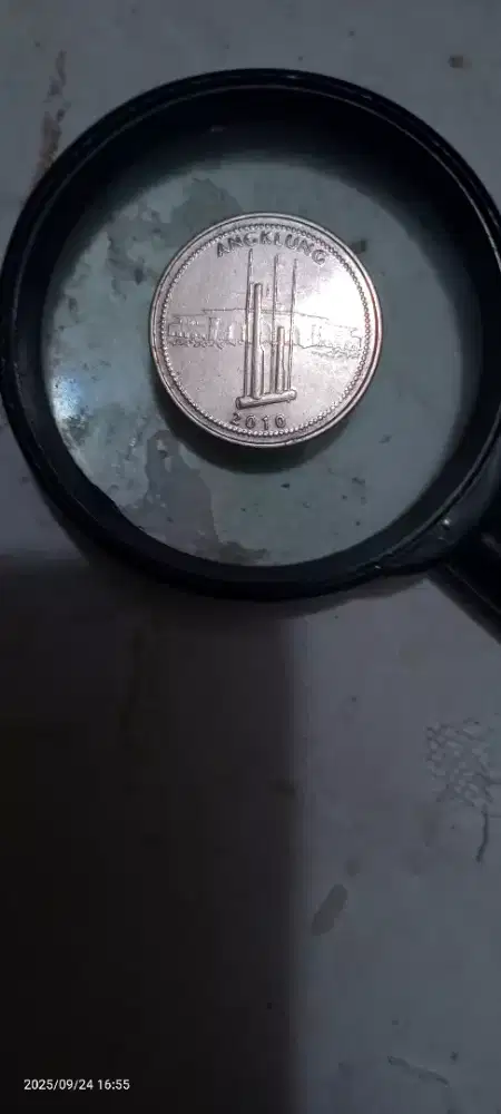 Varian Langka Koin Angklung 1000 Rupiah @Salah Cetak