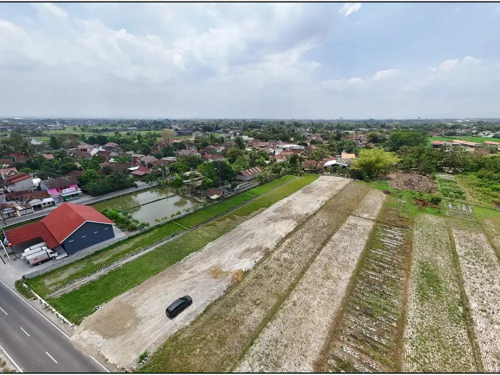 Tanah Area Godean Tepi Jalan Aspal Dekat 4 Kampus Jogja