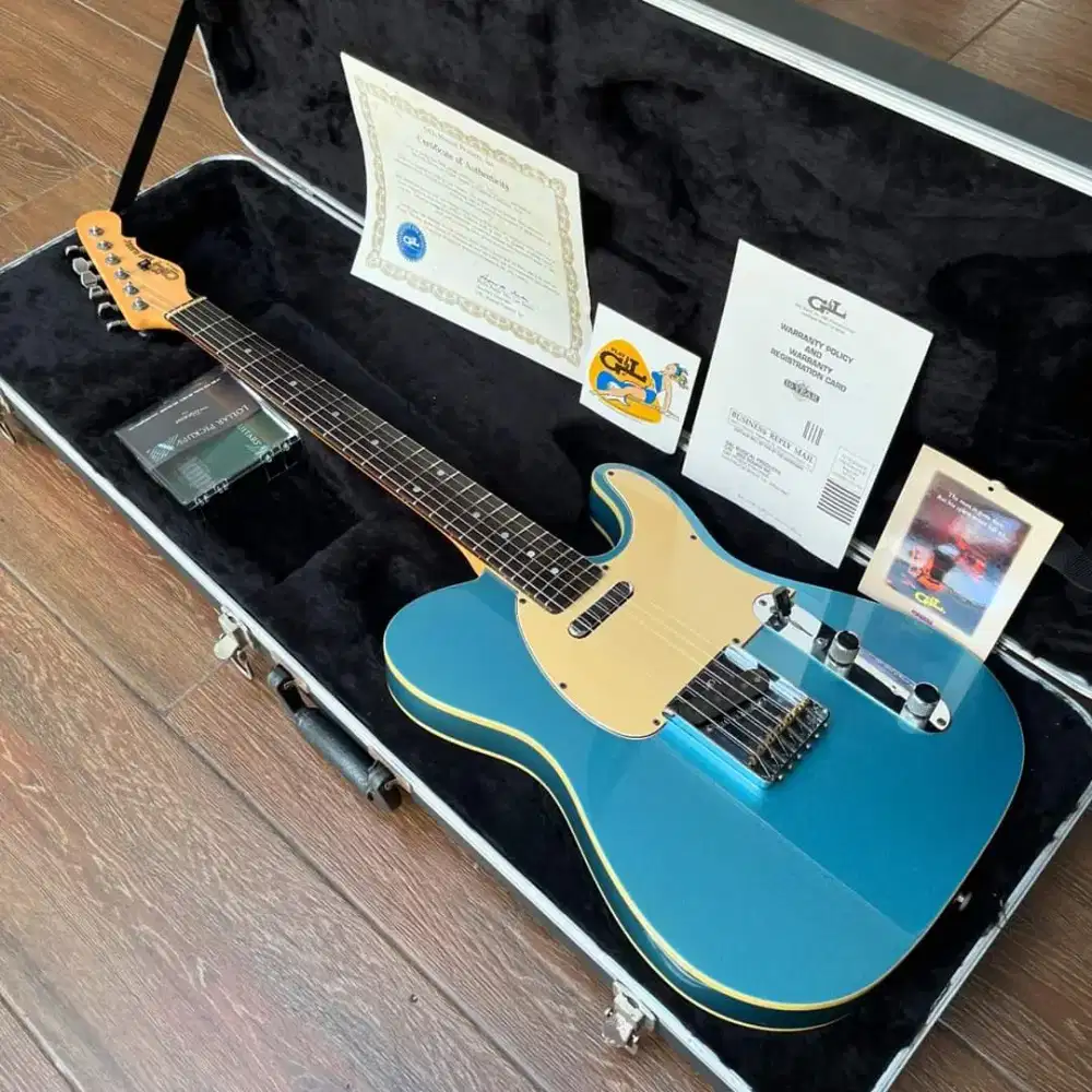 GnL G&L Asat Classic Telecaster double bound lake placid blue USA 2007