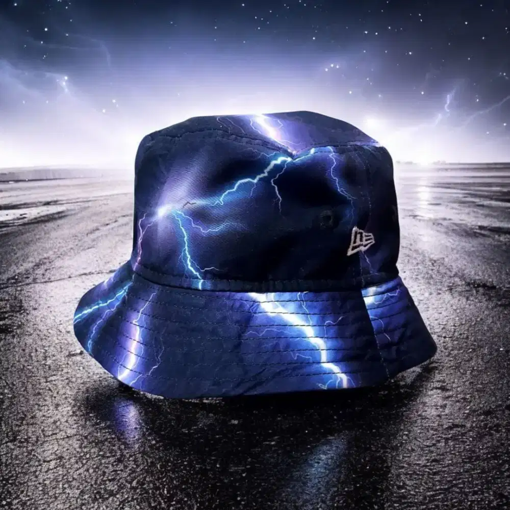 Topi Bucket Hat Hats NE Newera New Era Authentic Original