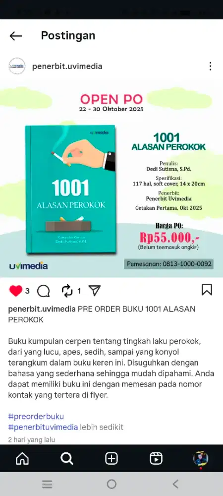 1001 Alasan Perokok