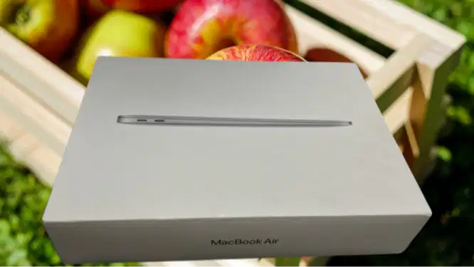 Jual macbook air m1 2020 ram 16/256gb rose gold fullset ada garansi