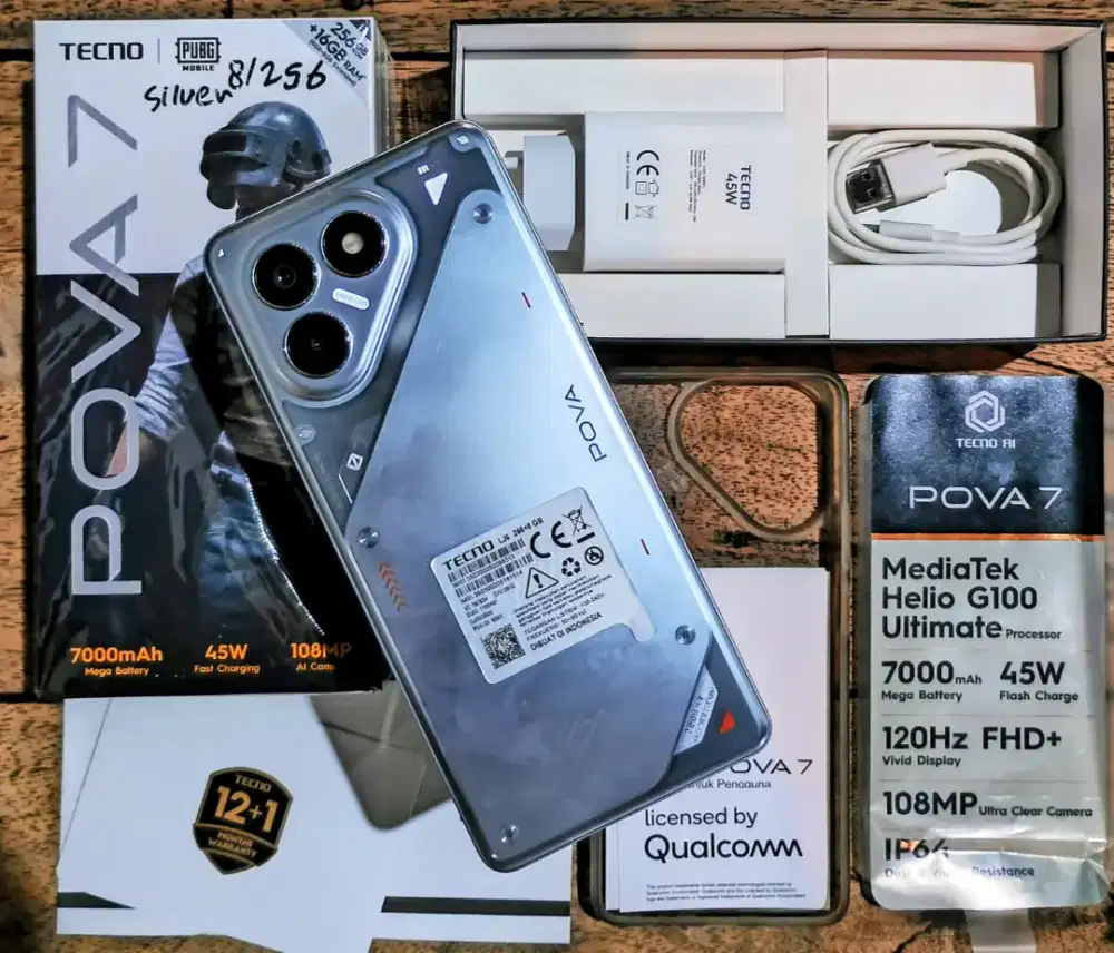 TECNO POVA 7 - RAM 8/256 GB || FULLSET ORIGINAL