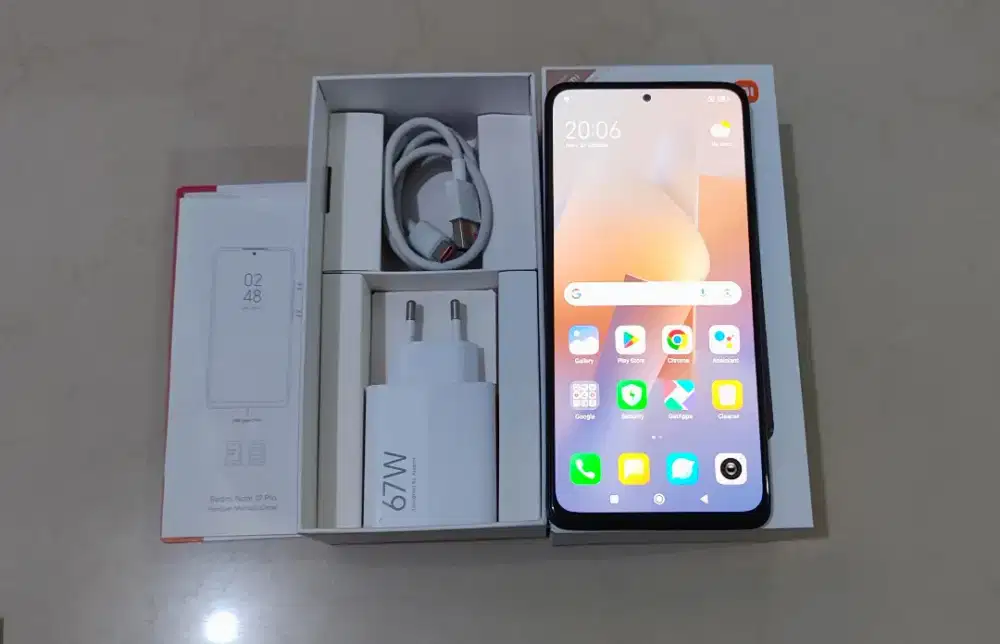 Xiaomi Redmi note 12 Pro 8/256 lengkap mulus