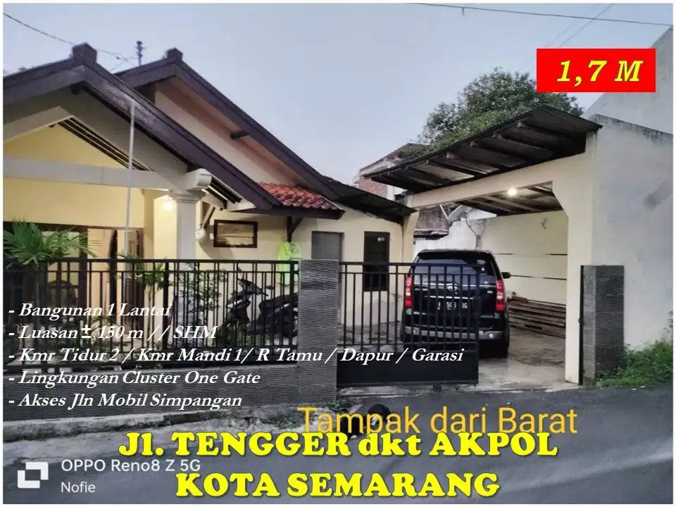 Rumah Bagus Jl. Tengger dekat AKPOL Kota Semarang
