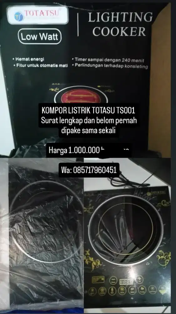 KOMPOR LISTRIK TOTASU