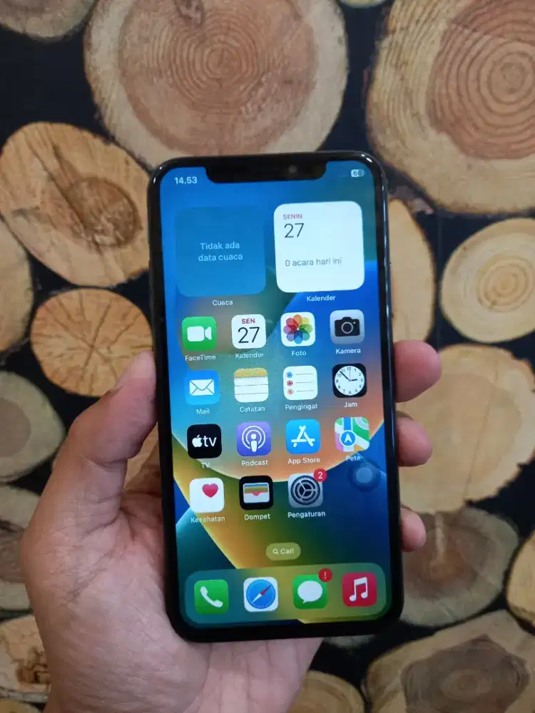 IPhone X Grey 256Gb Lte Fullset ada minus dibaca