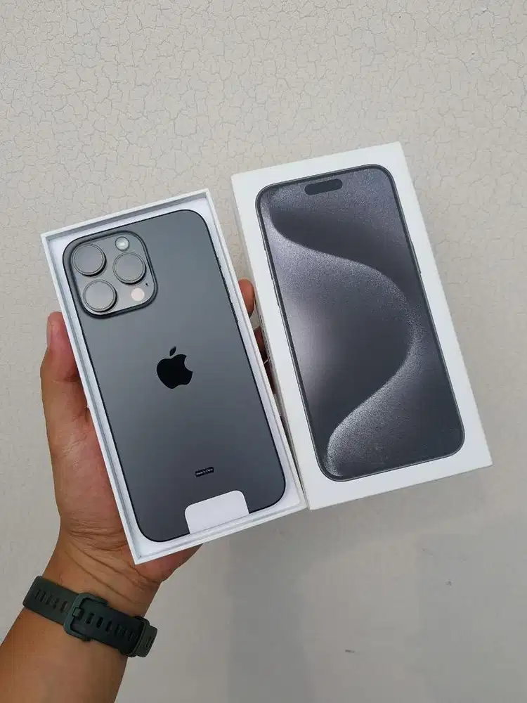 iphone 15 Pro Max 256Gb iBox Bh 100% baru seminggu