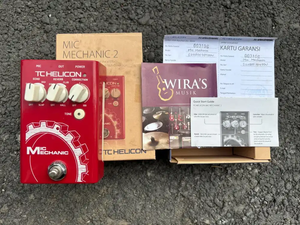 Efek Vocal TC Helicon Mechanic 2 LIKE NEW