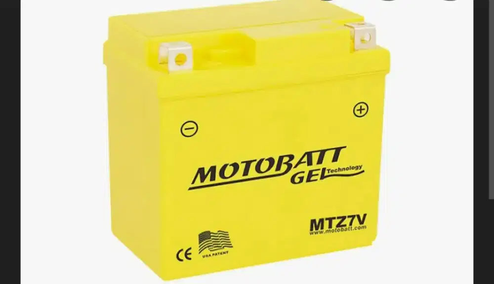 Aki motobatt mtz7v kondisi baru