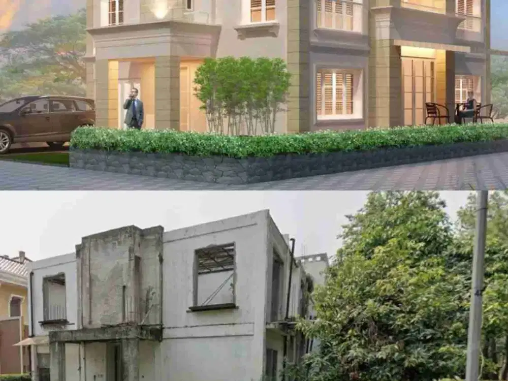 Rumah Setengah Jadi Hoek Taman Giri Loka BSD city