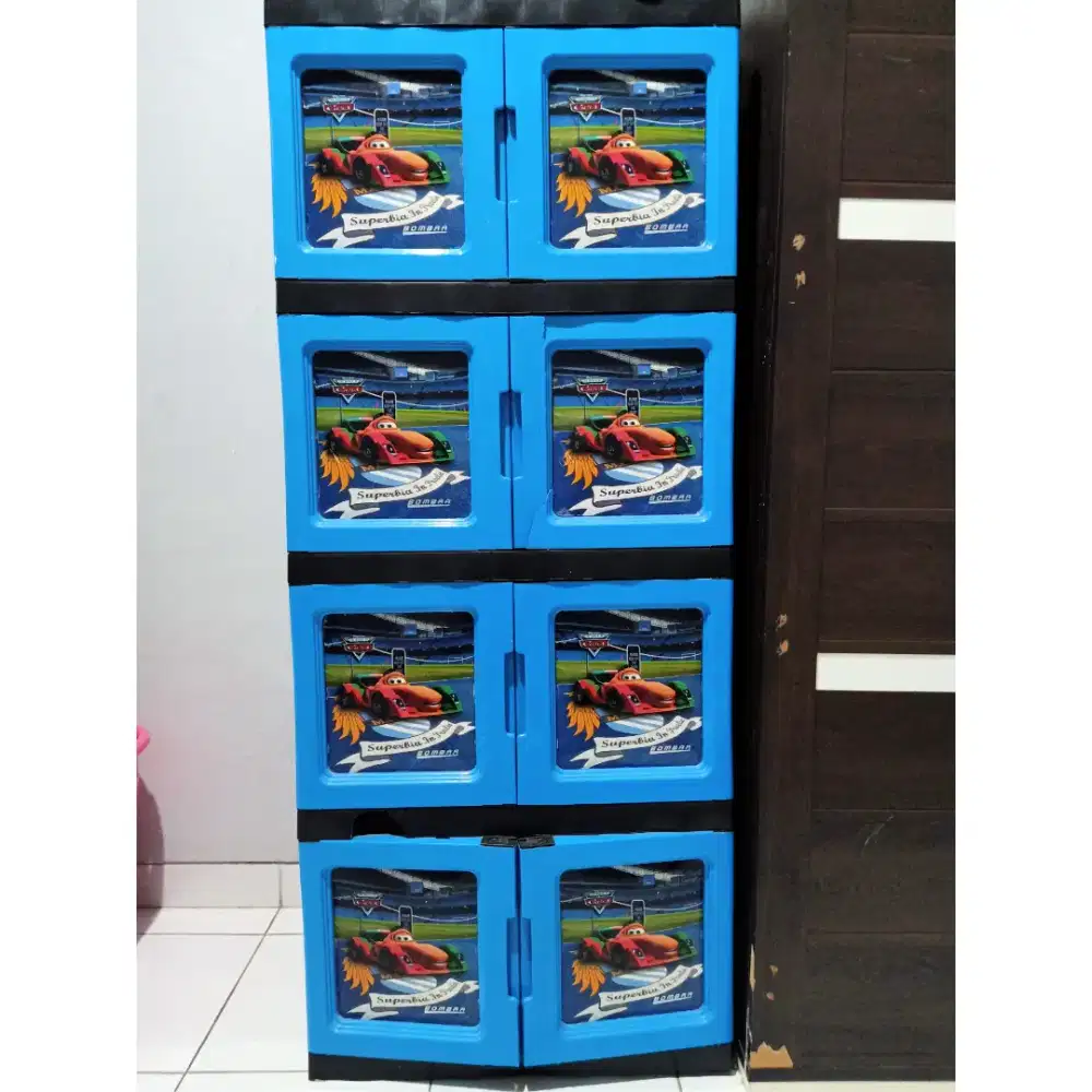 LEMARI PLASTIK 4 TINGKAT