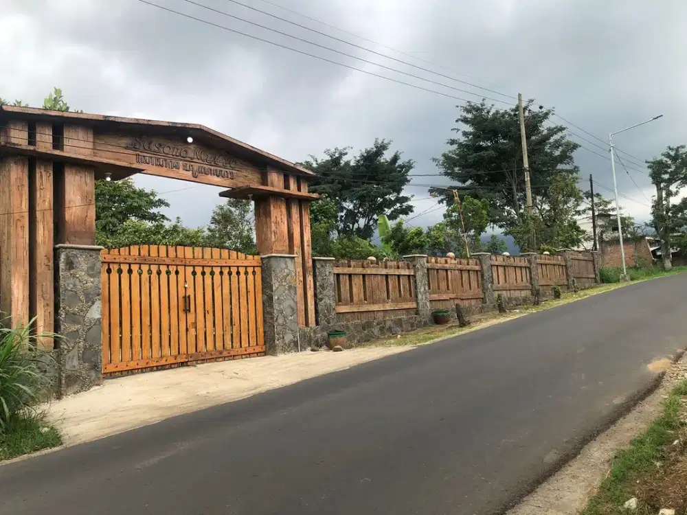 JUAL TANAH KEBUN JERUK BONUS RUMAH LIMASAN NOL ASPAL DIENG MALANG