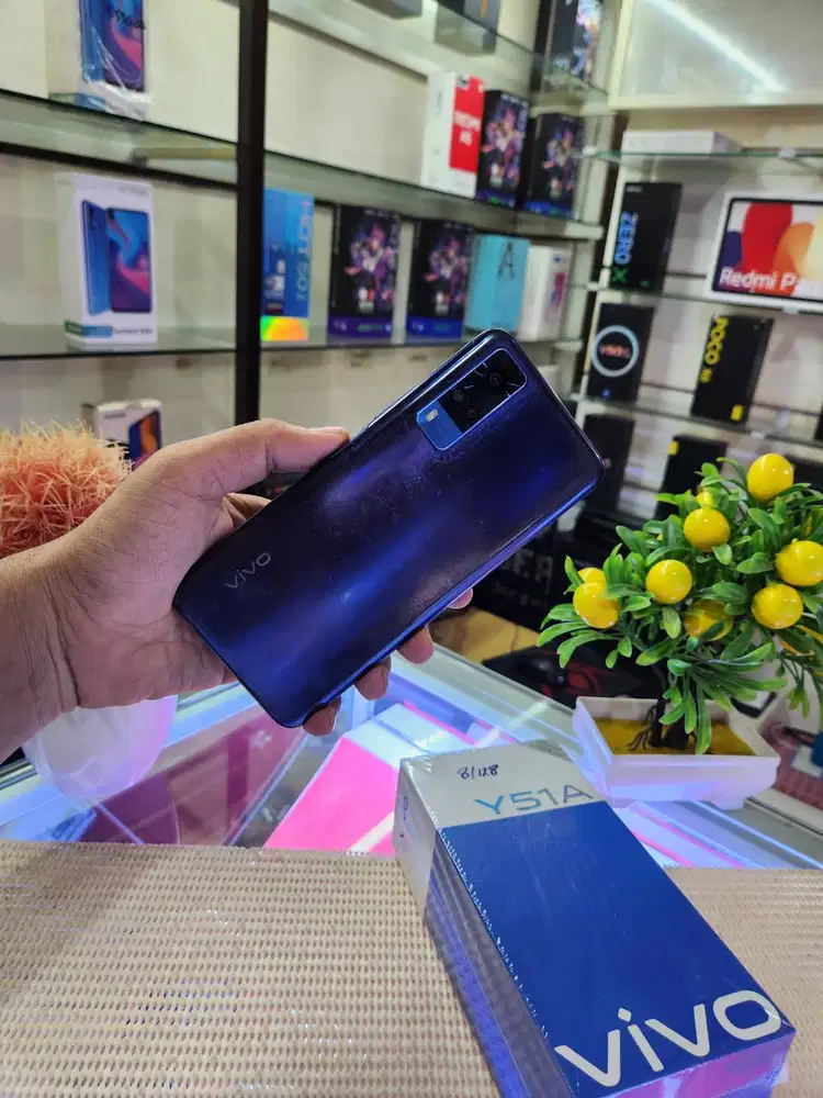 Vivo Y51A Ram 8+8Gb/ 128Gb Fullset Mulus Original 100% Bergaransi