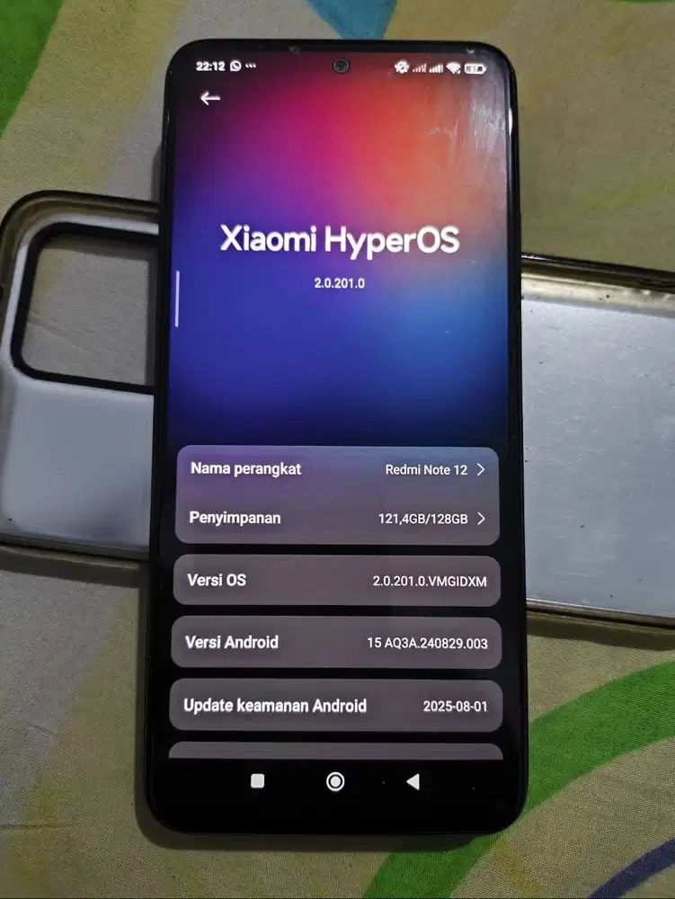 HP Xiaomi redmi note 12 Ram 4/128