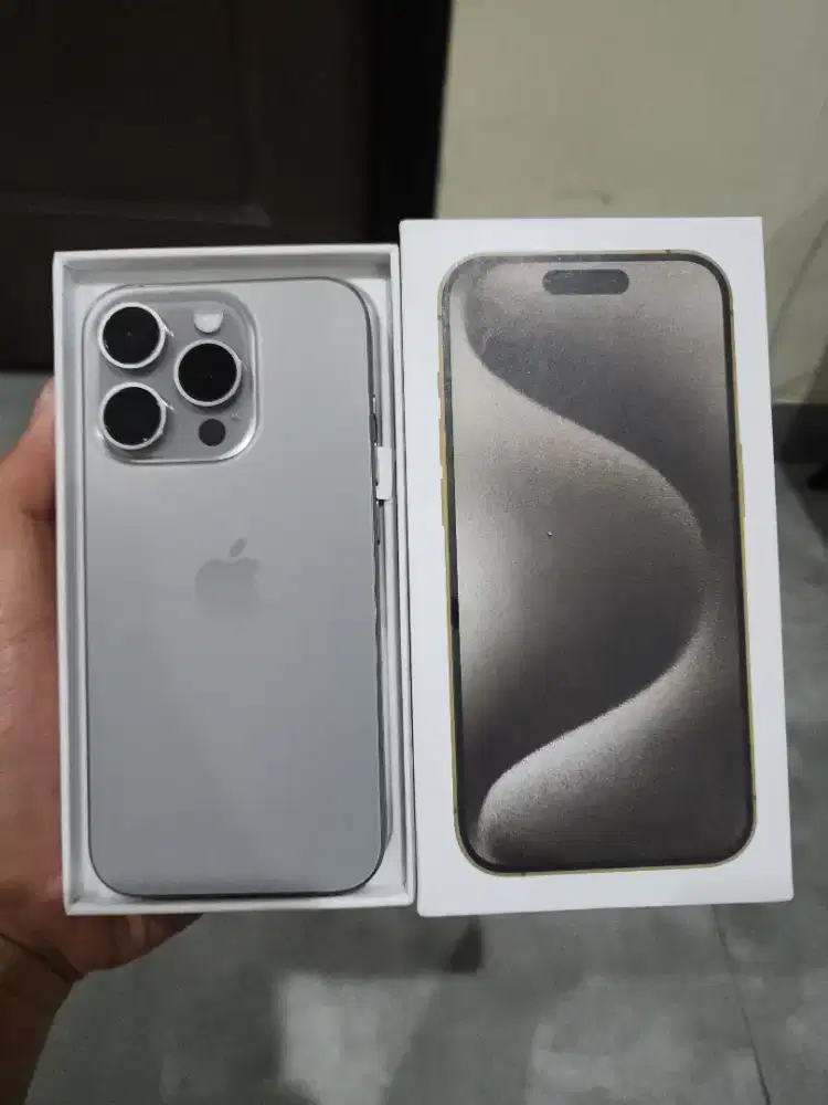 IPHONE 15 PRO 256GB NATURAL TITANIUM (RESMI BEACUKAI)