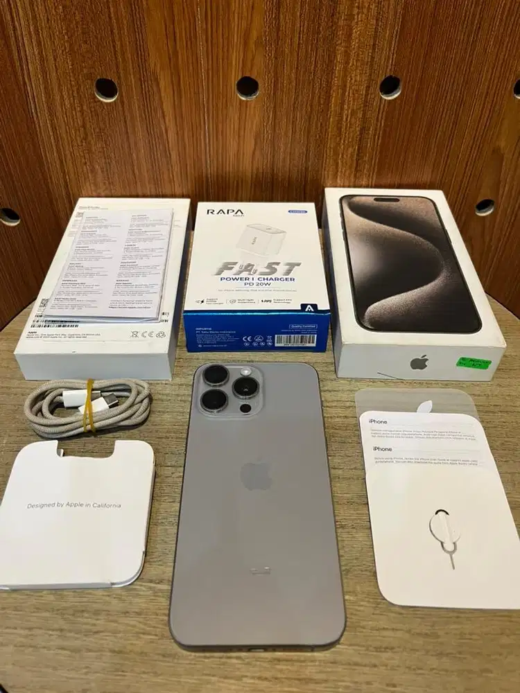 Second iBox iPhone 15 Promax 512GB Natural Titanium