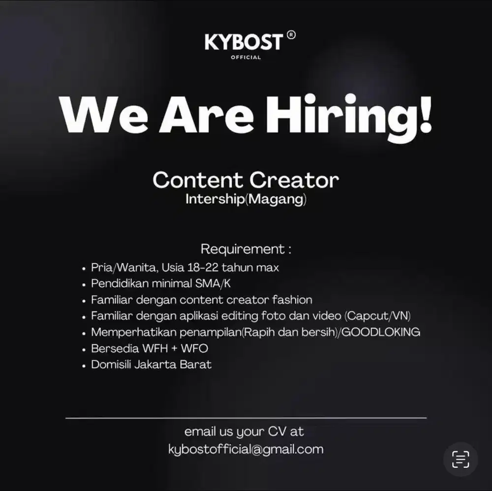 OPEN HIRING ADMIN ONLINE SHOP SHOPEE ADMIN LAKI LAKI