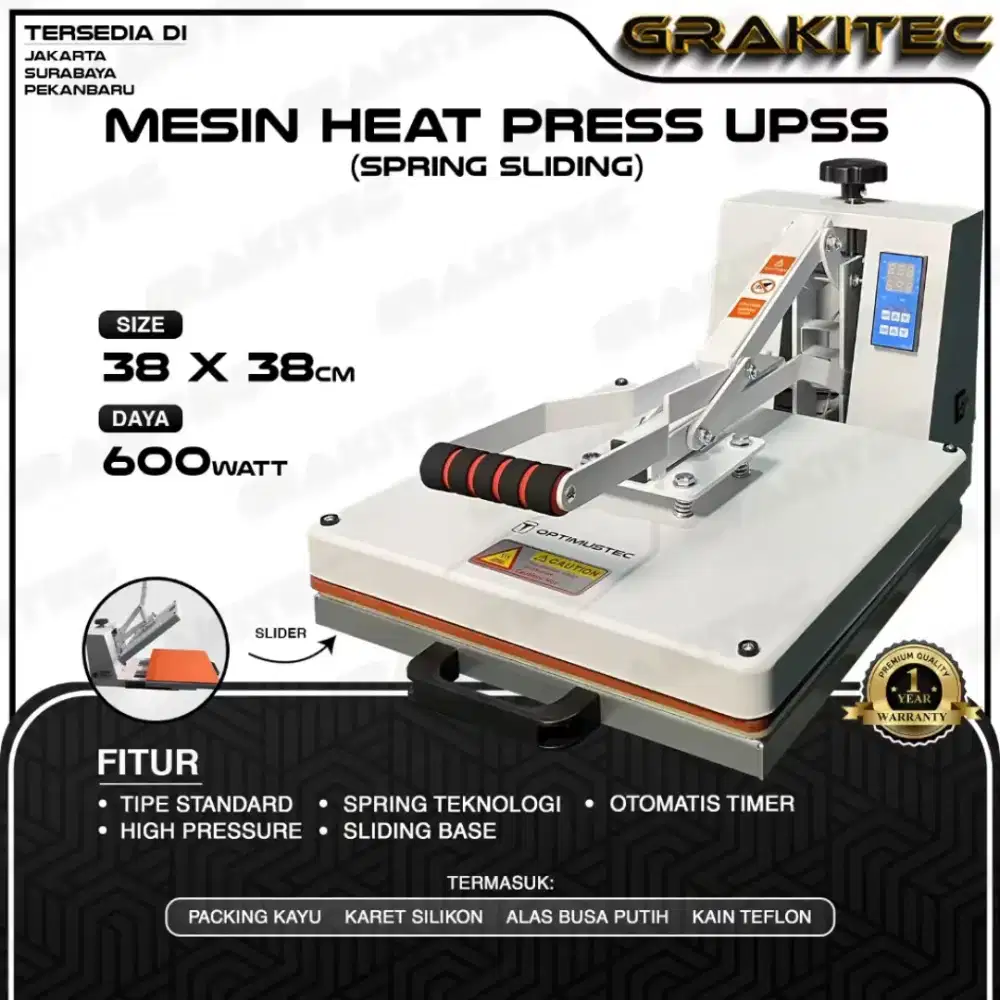Mesin Press Kaos Grakitec