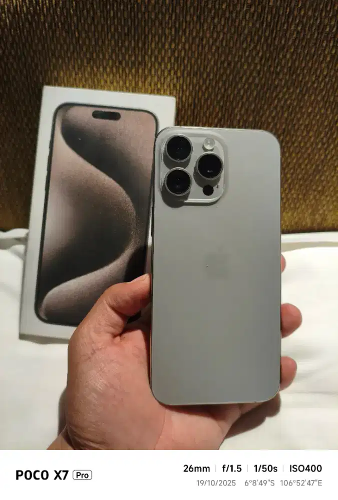 Iphone 15 Promax 256gb iBox natural titanium