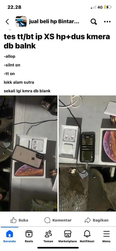 iphone xs 64 hp+dus