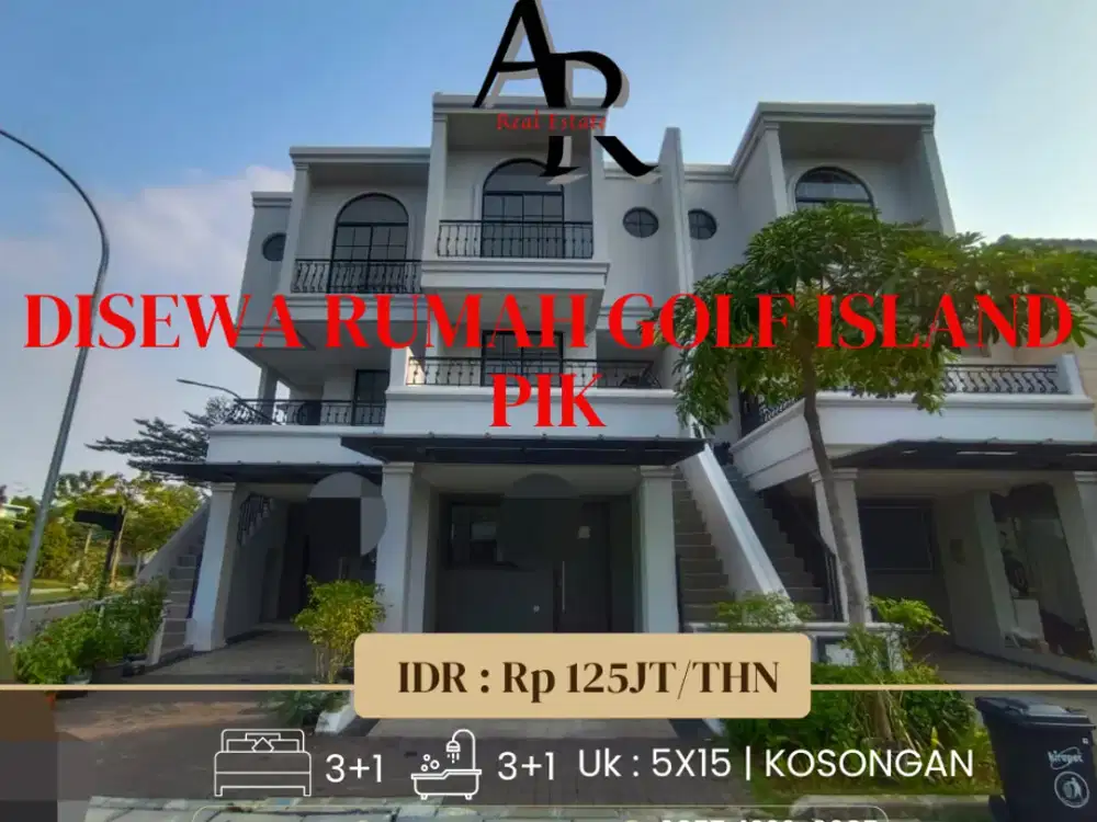 Disewakan cepat rumah golf island brand new