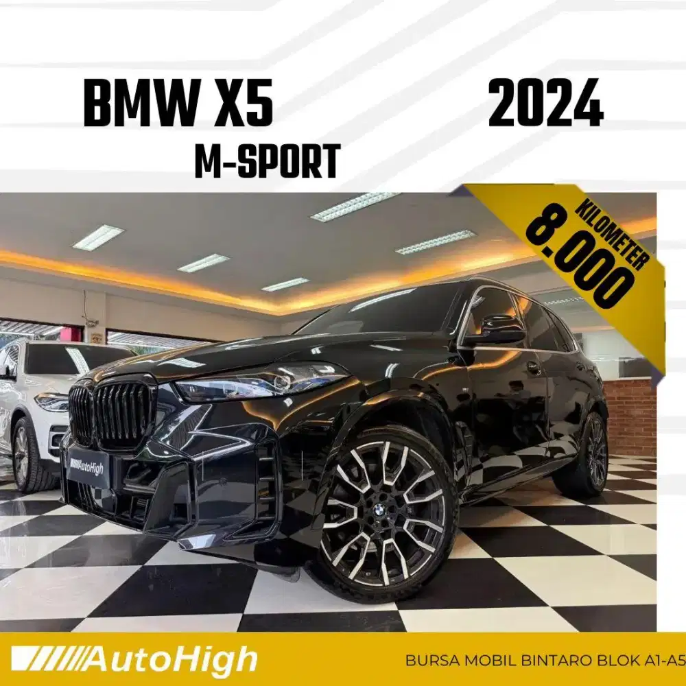 DP10% [Km8.000] X5 M-Sport 2024 Black Reg 2025 #AUTOHIGH