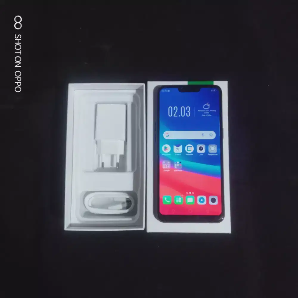 oppo a3s ram 6gb • 128gb hitam barang mulus  ...