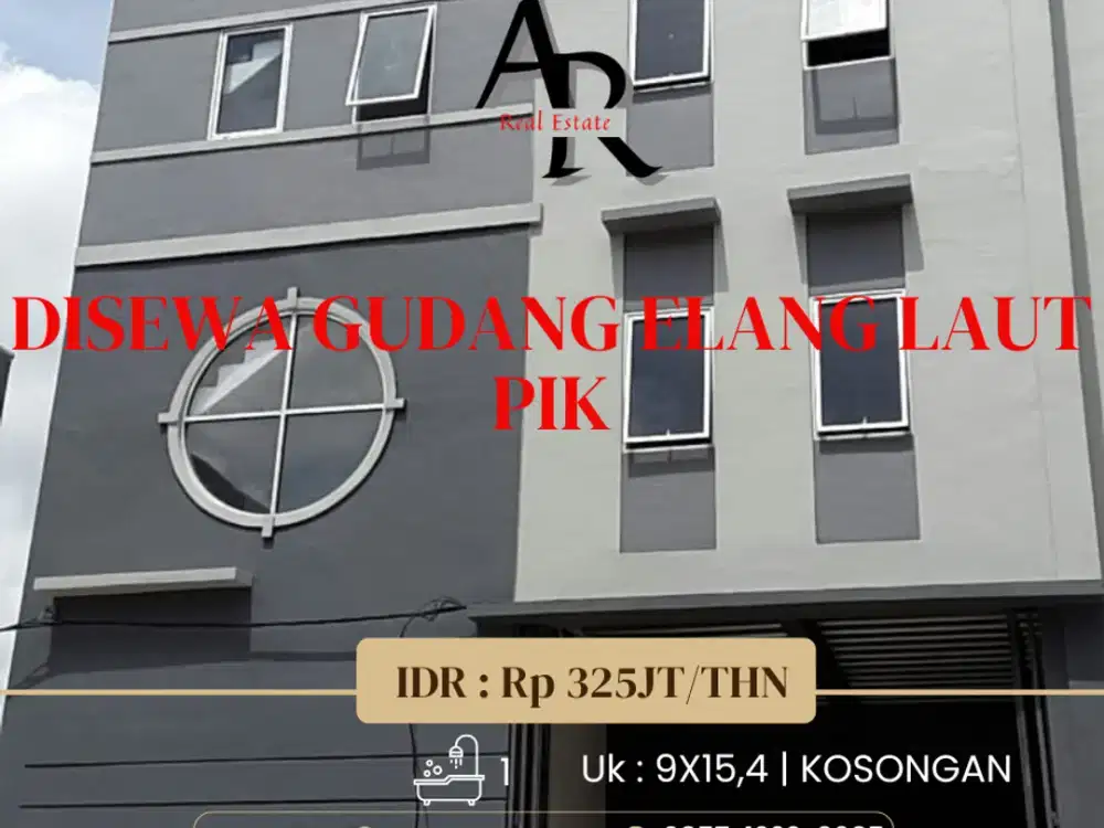 DISEWAKAN CEPAT GUDANG ELANG LAUT PIK