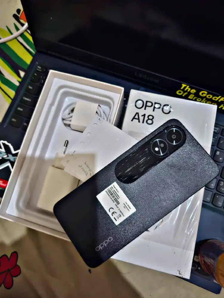 Oppo A18 128gb, fullset likenew