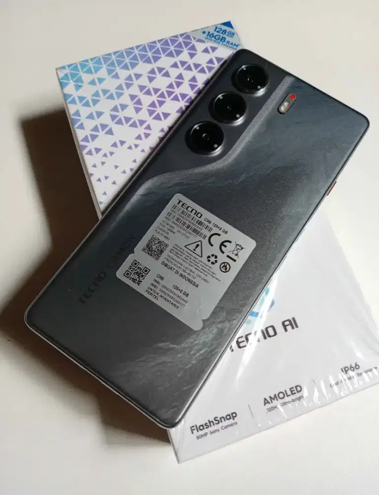 Tecno Camon 40 8/128GB FULLSET pemakaian 1 bulan