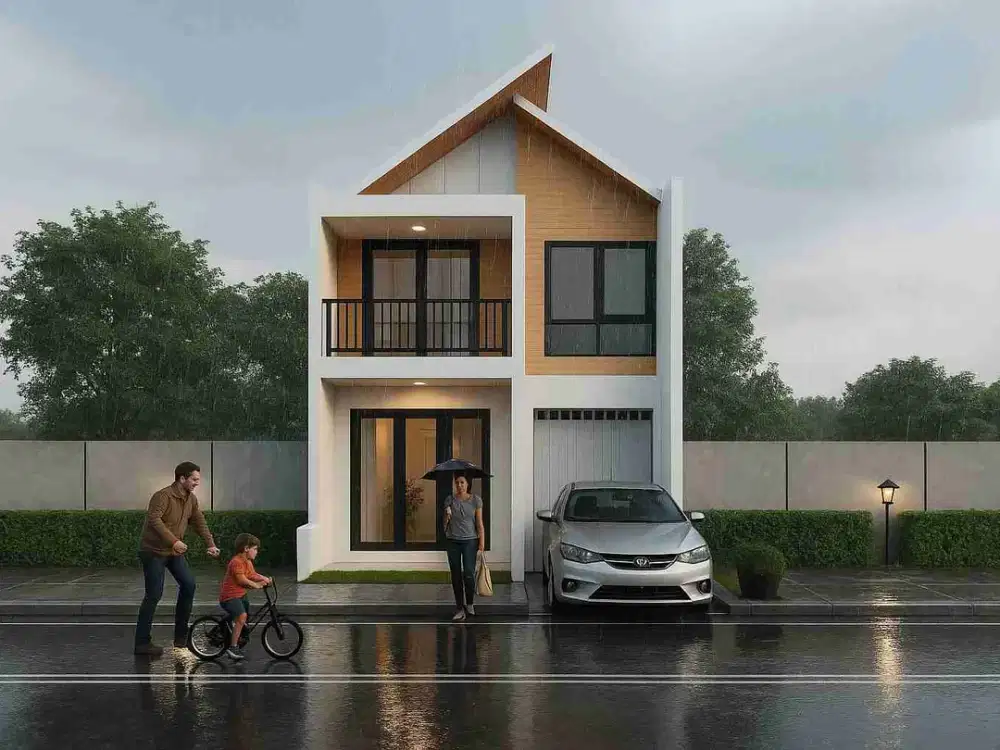 RUMAH MURAH DEKAT JALAN RAYA DAN STASIUN