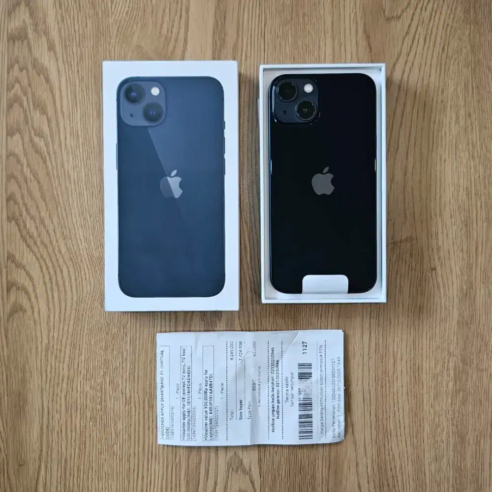 iPhone 13 128GB Midnight Baru Buka Dus