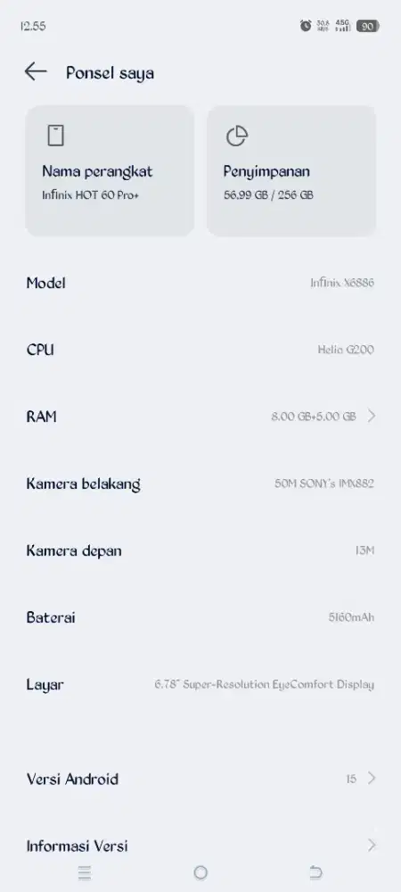 Infinix hot 60 pro+ 8/256