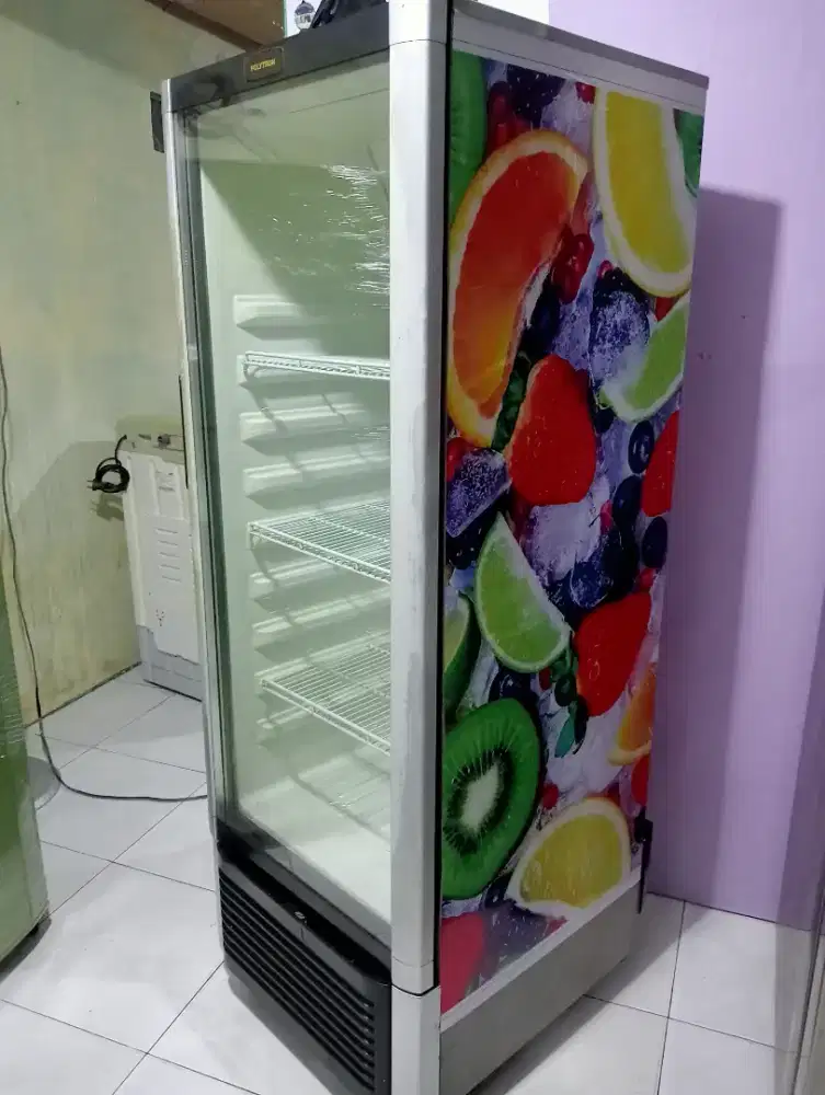 Di jual showcase Polytron 3 rak jumbo masih orisinil pabrik