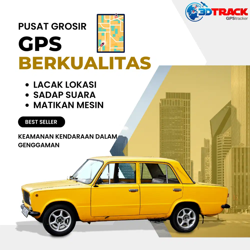 GPS TRACKER KENDARAAN BERMOTOR MURAH BERGARANSI 3DTRACK