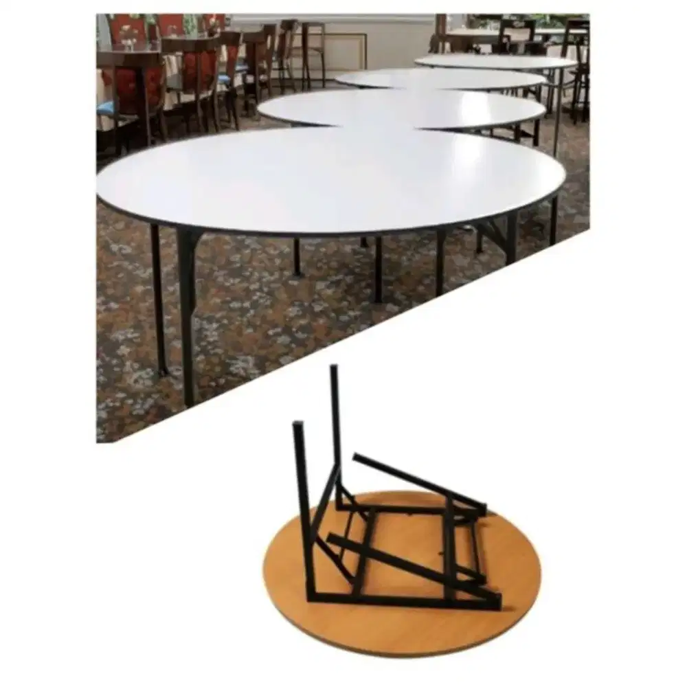 meja makan Bulat D180/75Round Table Ballroom Conference