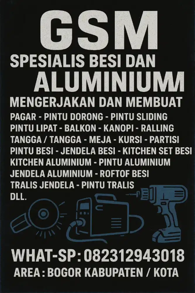 JASA PEMBUATAN PAGAR DAN ALUMINIUM