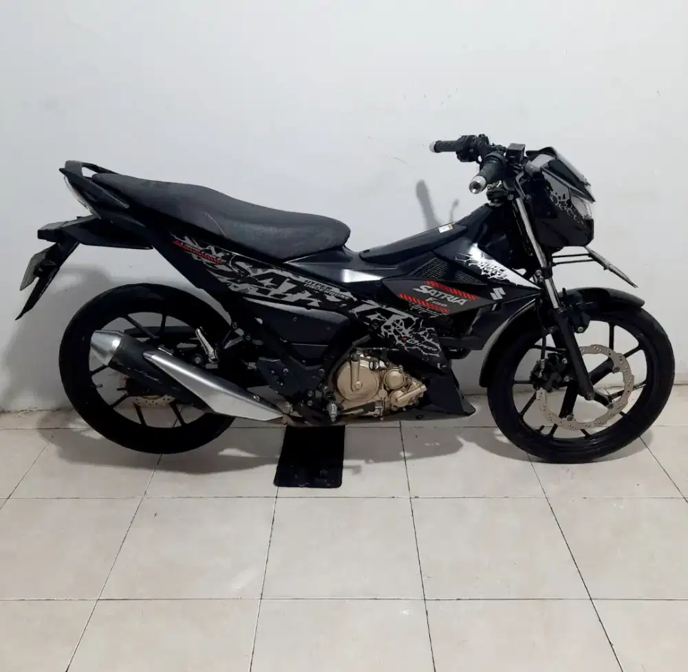 Suzuki Satria Injeksi Black Fire with Remote Alarm