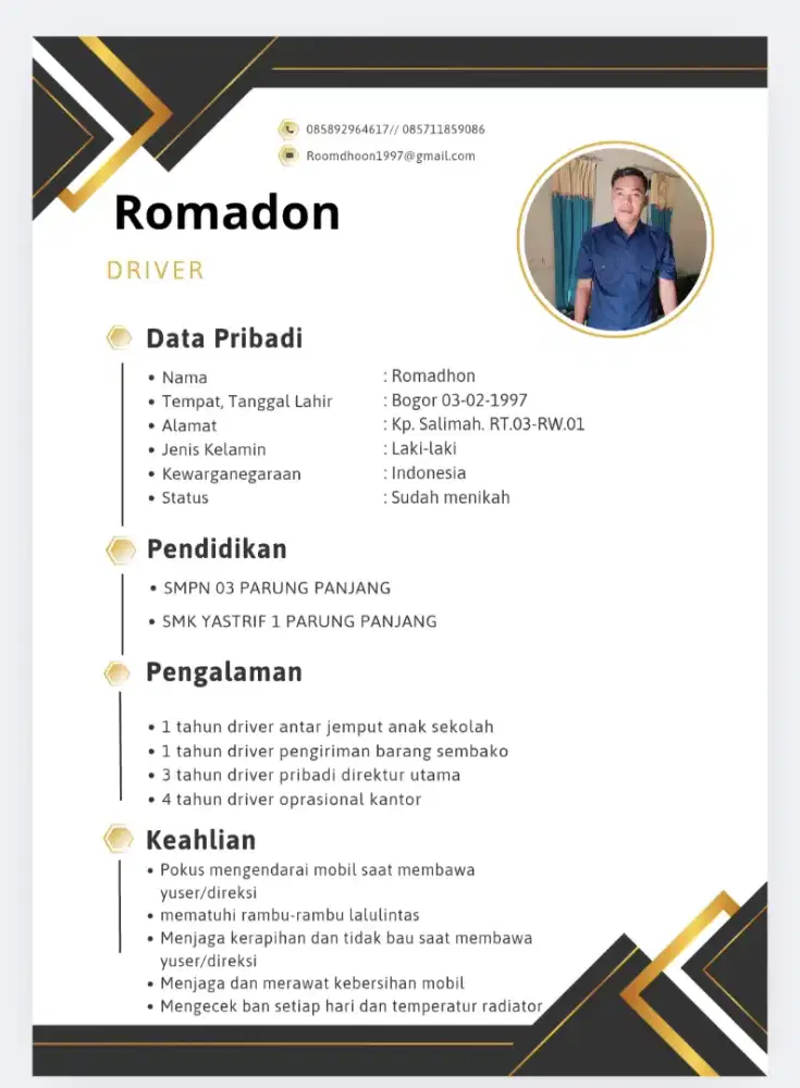 Info loker driver