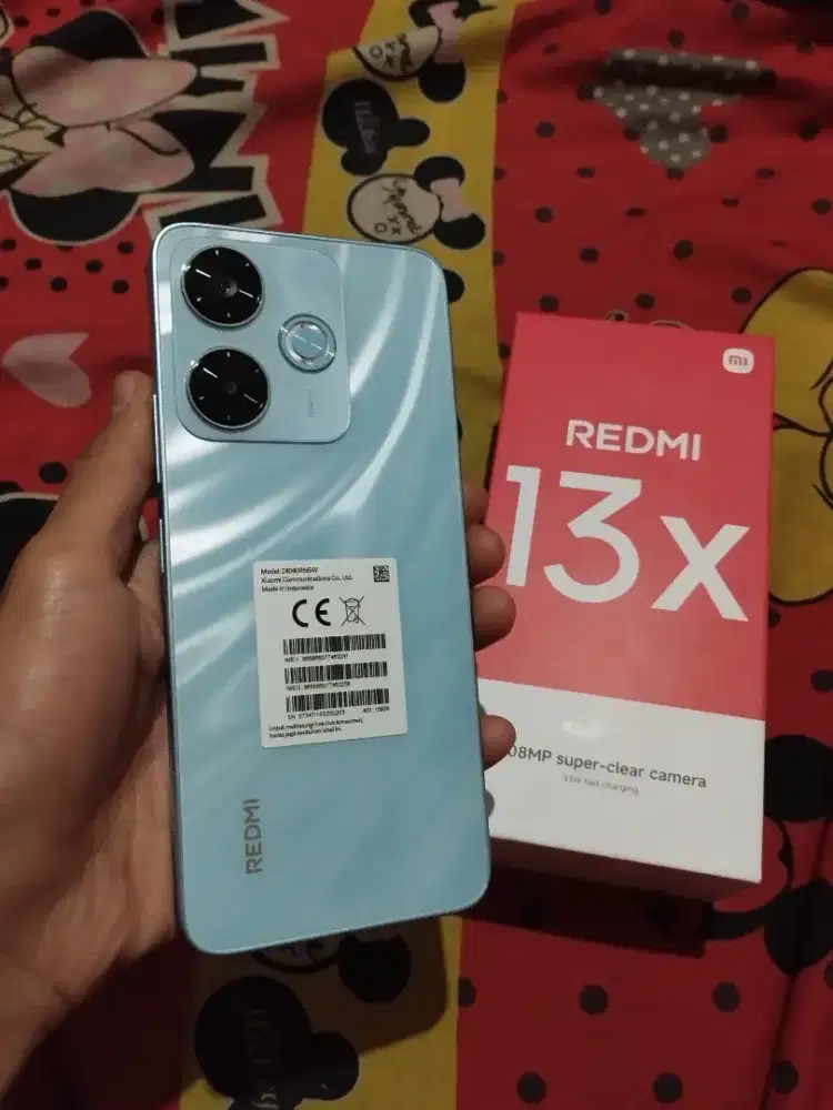 Hp Redmi 13x 8+8/128 Fullset Garansi Rei