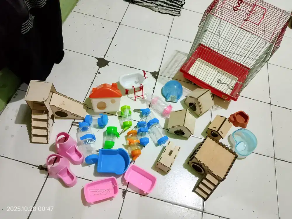 Kandang jeruji,rumah rumahan hamster mainan hamster