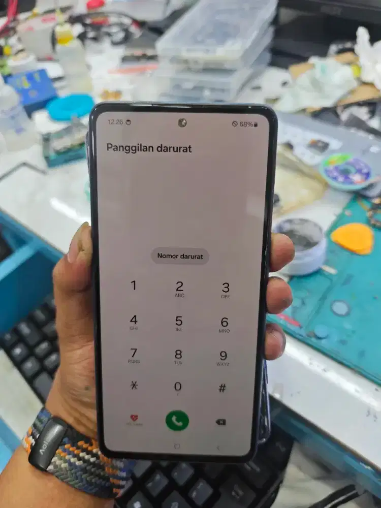 LCD samsung a52 copotan ORI 100% mulus