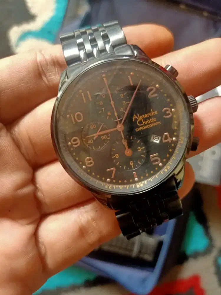 Jam tangan pria Alexandre Christie like new