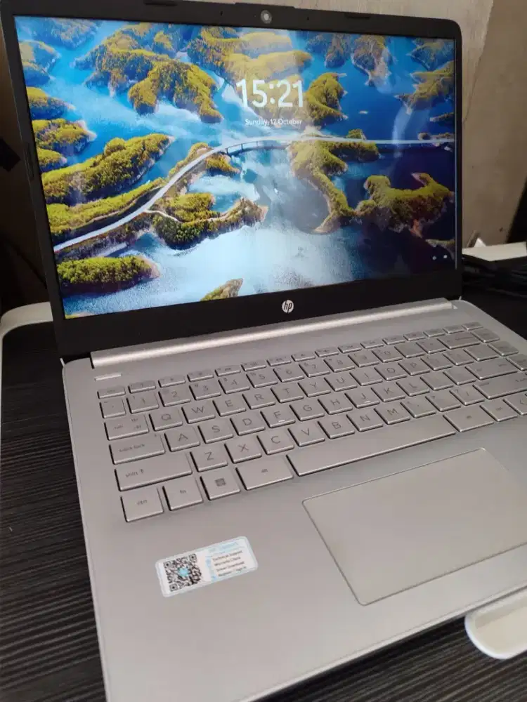JUAL Laptop Hp 14s-FQ1135AU Ryzen 5 5500U