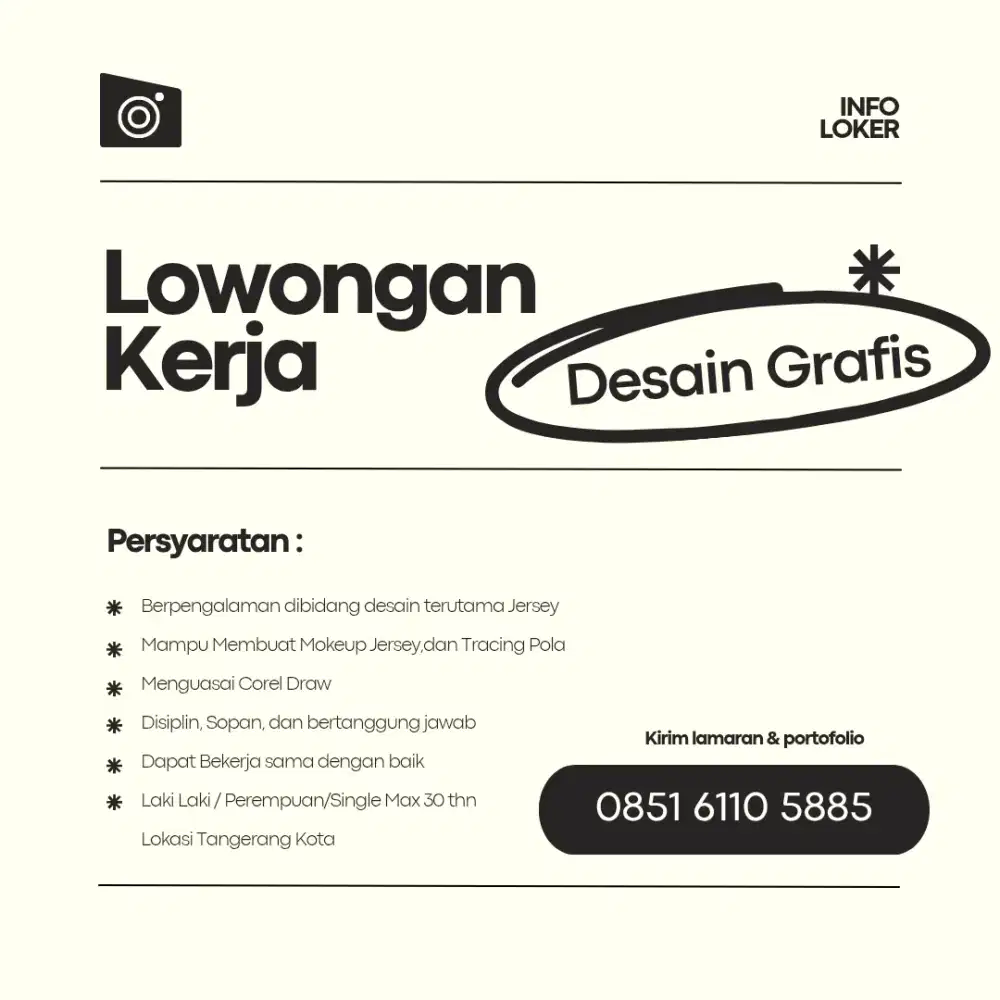 Dibutuhkan Cepat Loker Desain Grafis