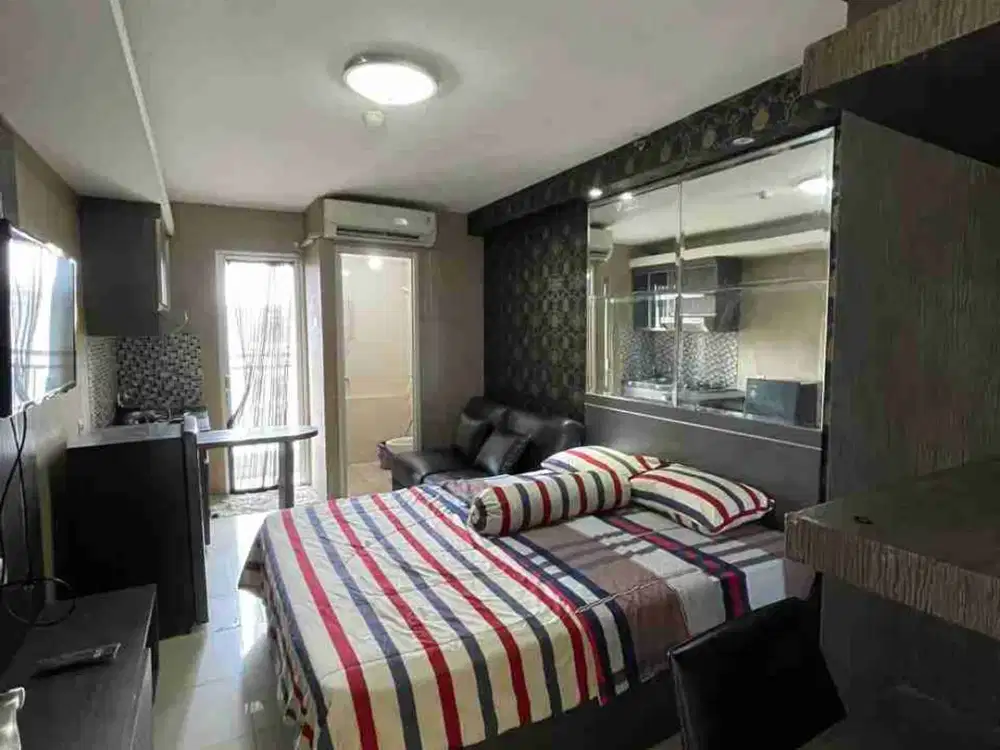 disewakan tahunan apartemen Studio green palace kalcit