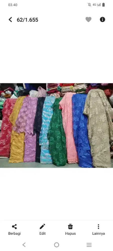 Bahan kain brukat premium