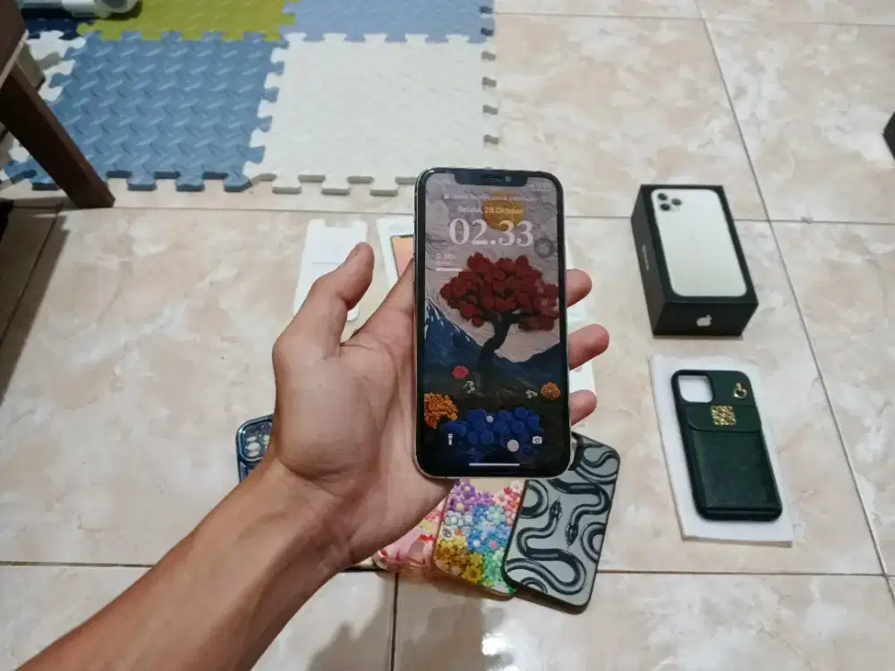 iPhone 11 Pro 64gb LL/A Inter fullset anti blokir